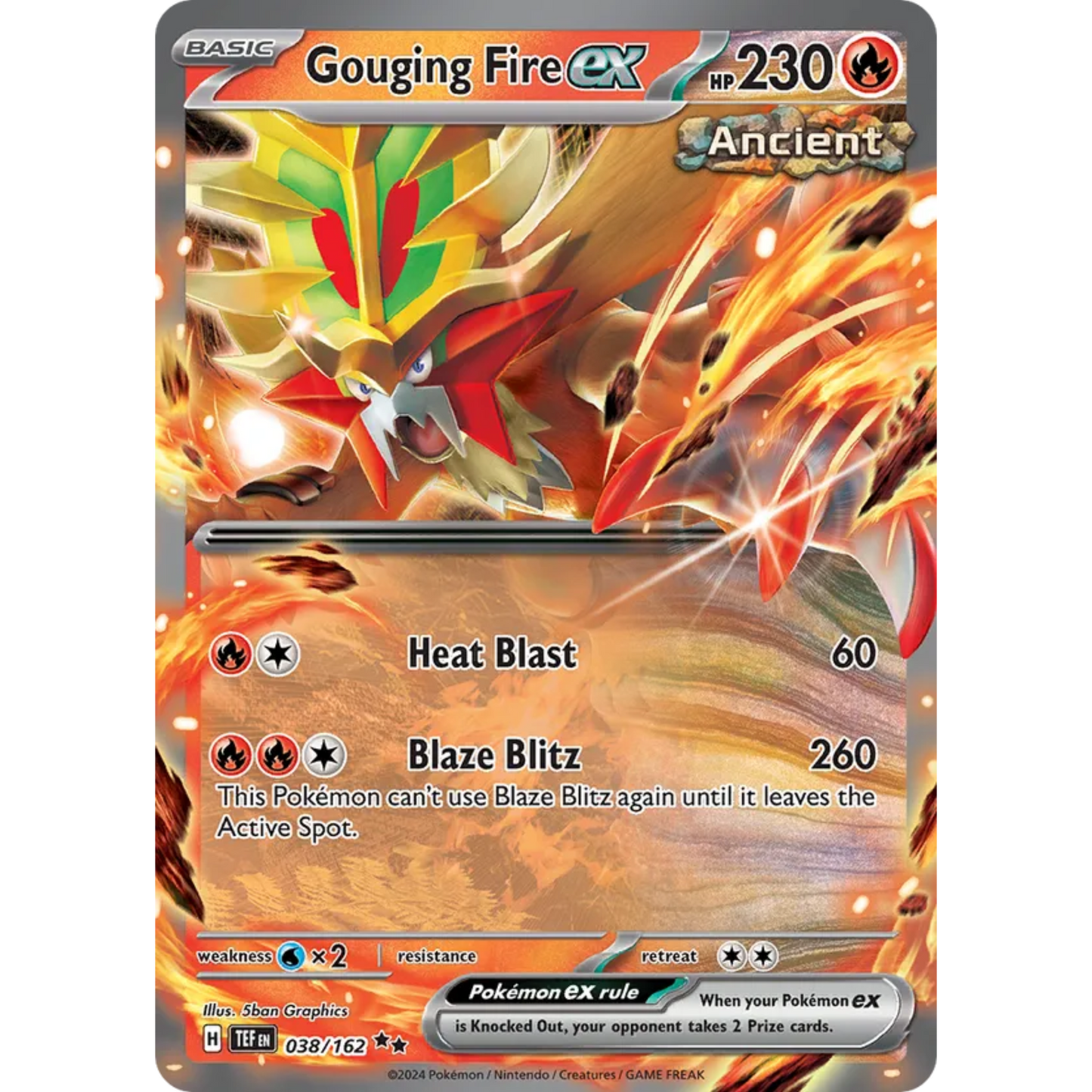 Gouging Fire ex 038/162