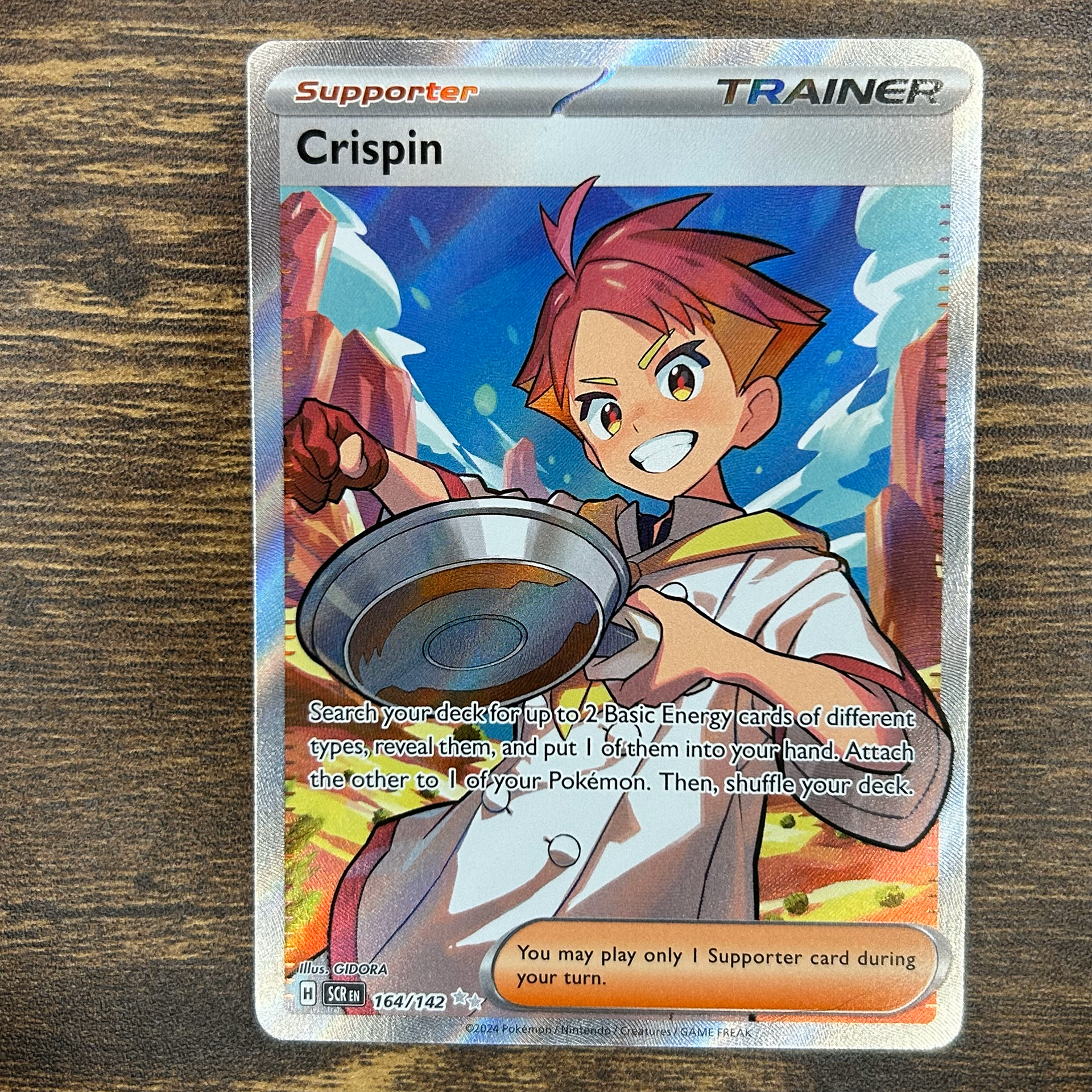 cook pokemon card full art Crispin 164/142 – Kooky Collectibles