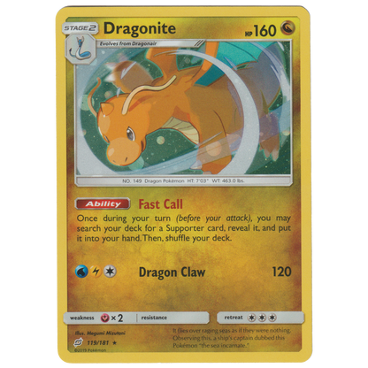 Dragonite 119/181 (Cosmos Holofoil)