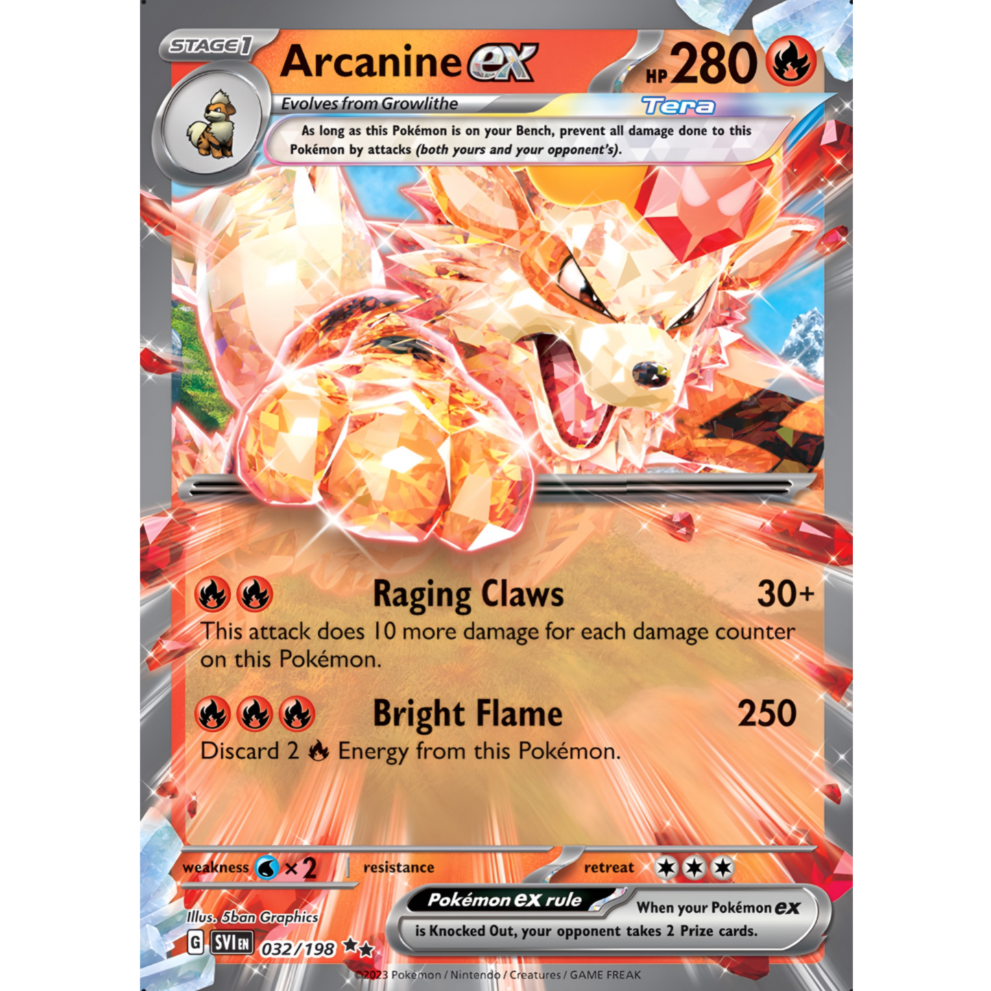 Arcanine ex 032/198