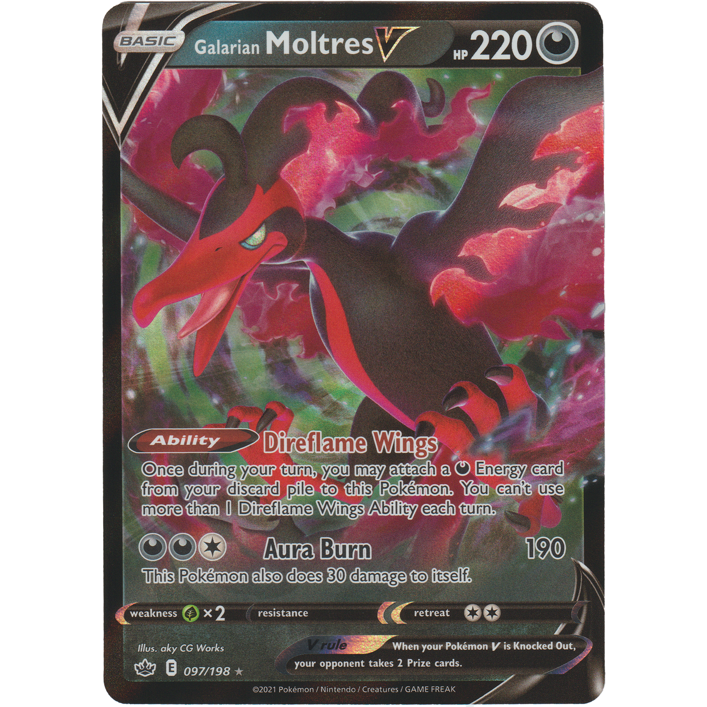 Galarian Moltres V 97/198