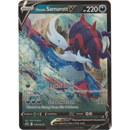 Hisuian Samurott V SWSH239