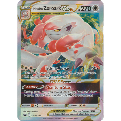 Hisuian Zoroark VSTAR SWSH298