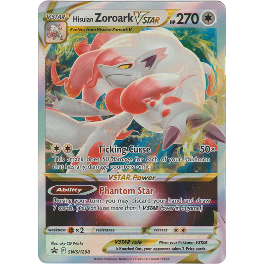 Hisuian Zoroark VSTAR SWSH298