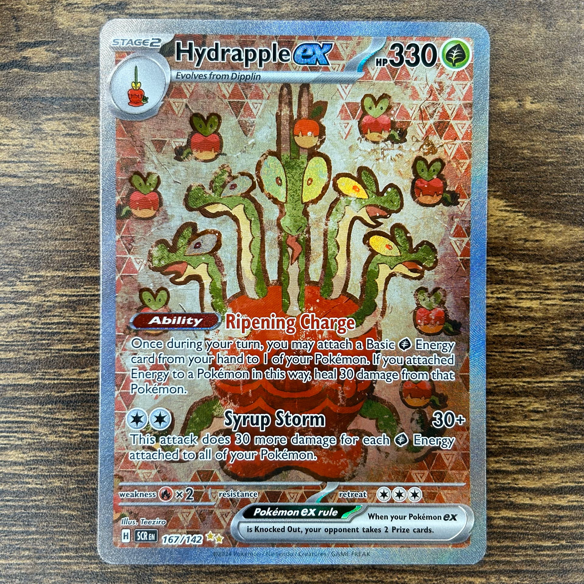 167 142 pokemon card Amazon.com: Hydrapple ex - 167/142 main image 0