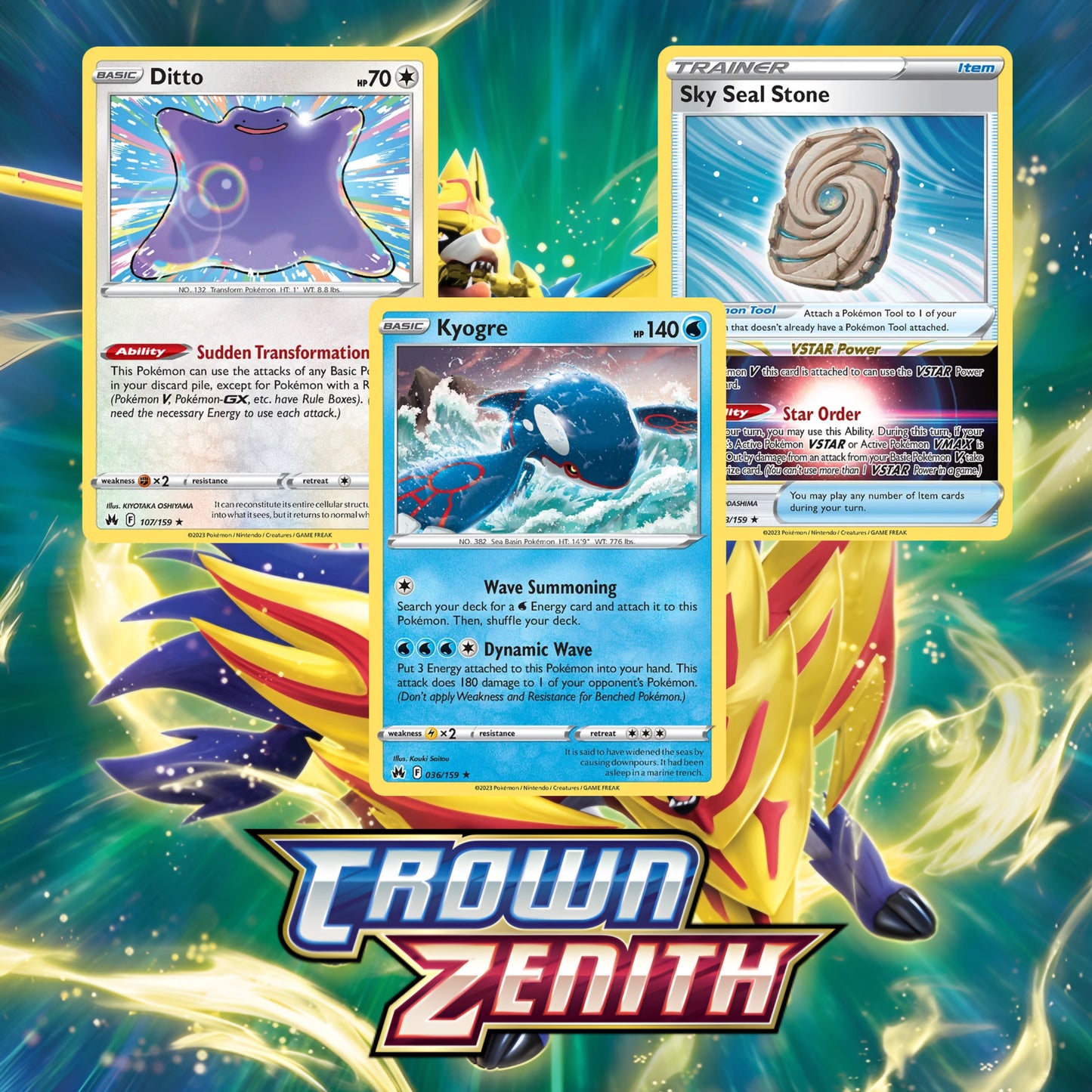 Crown Zenith Bulk Cards (Tauros-Zeraora)