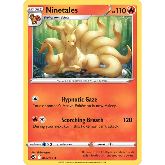 Nintetales (Reverse Holo) 18/195
