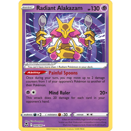 Radiant Alakazam 59/195