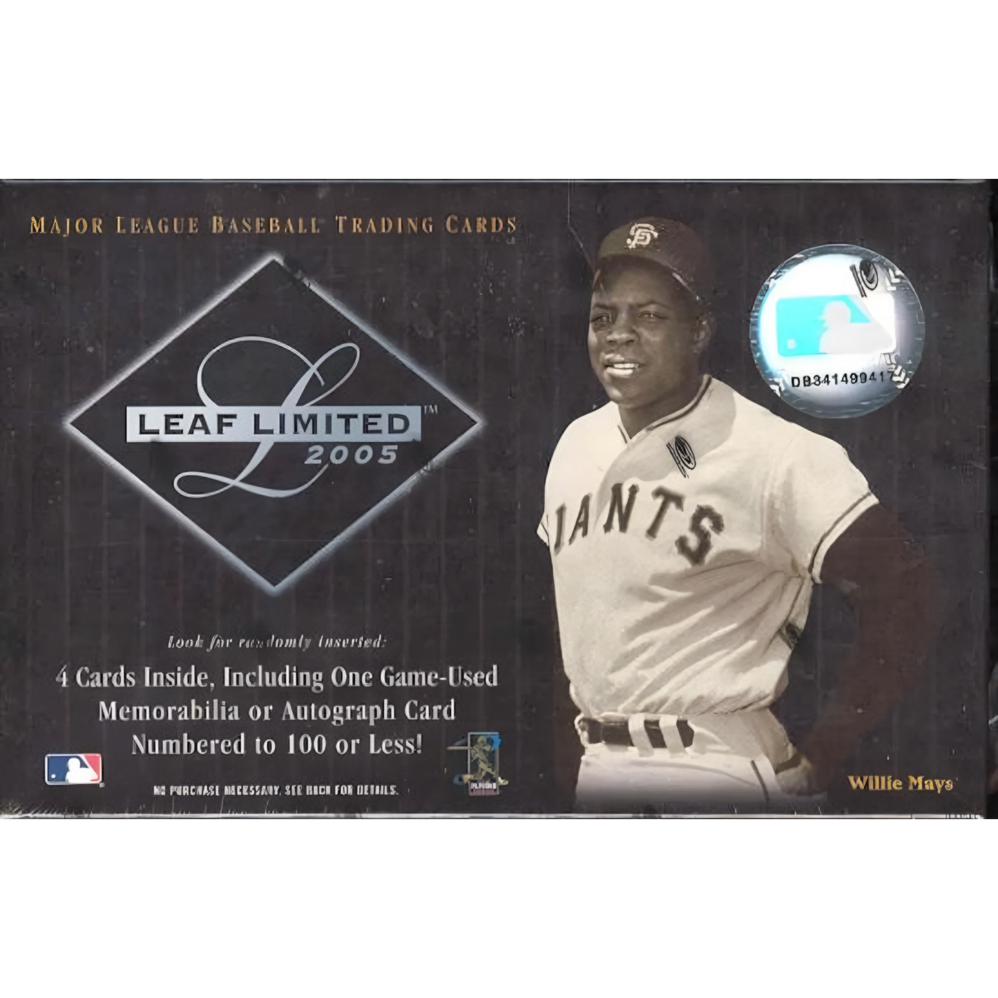 2005 Leaf Limited Baseball Hobby Box