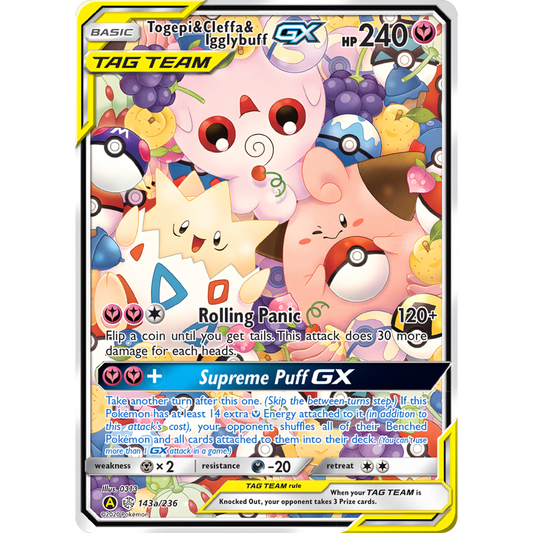 Togepi & Cleffa & Igglybuff gx 143a/236