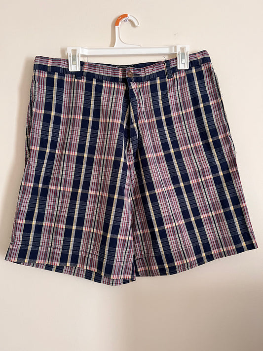 Blue & Red Dad Shorts