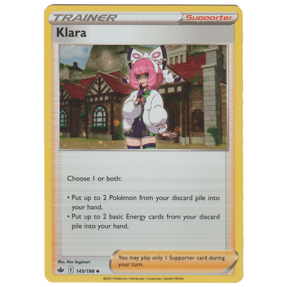Klara 145/198 (Cosmos Holo Found in Klara Premium Tournament Collection Box)
