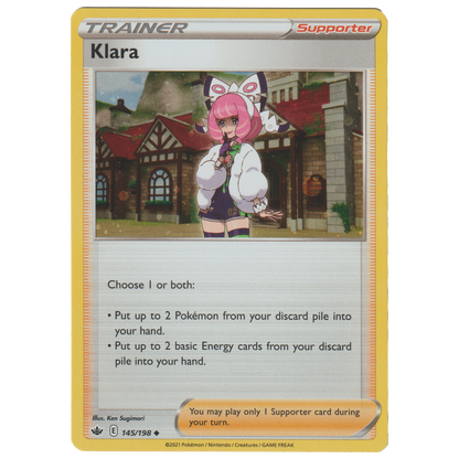 Klara 145/198 (Cosmos Holo Found in Klara Premium Tournament Collection Box)