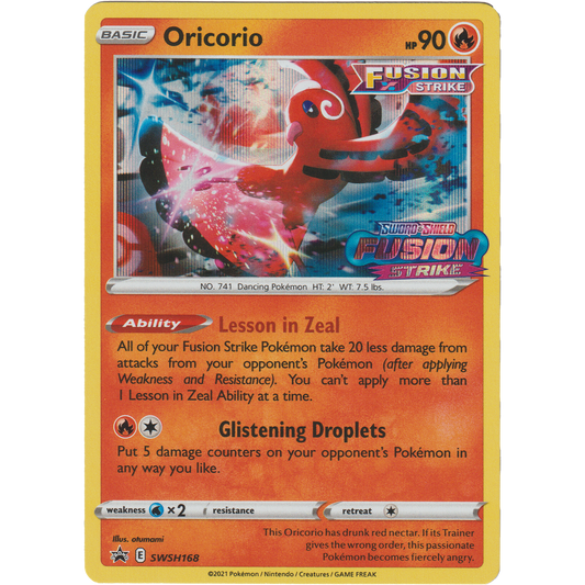 Oricorio SWSH168