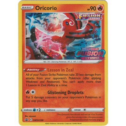 Oricorio SWSH168