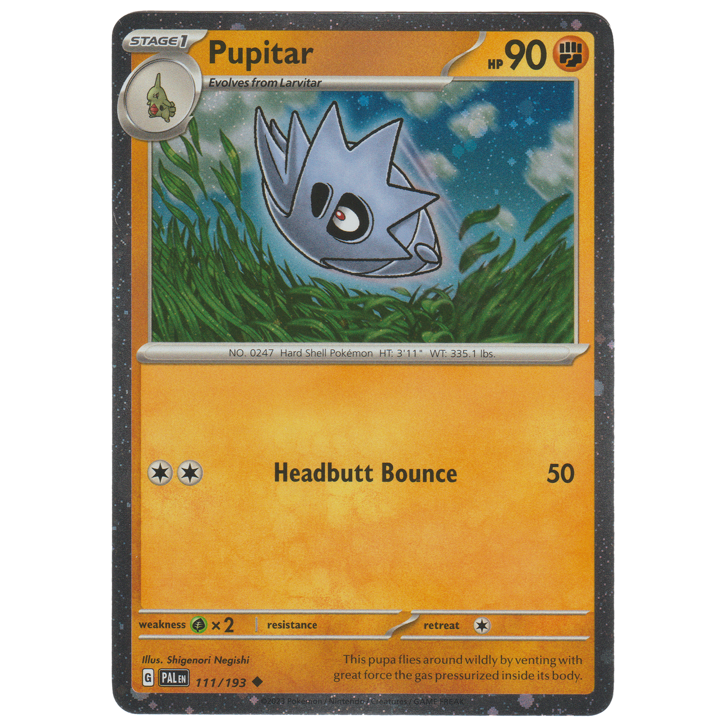 Pupitar 111/193 (Cosmos Holo Triple Whammy Tins exclusive)