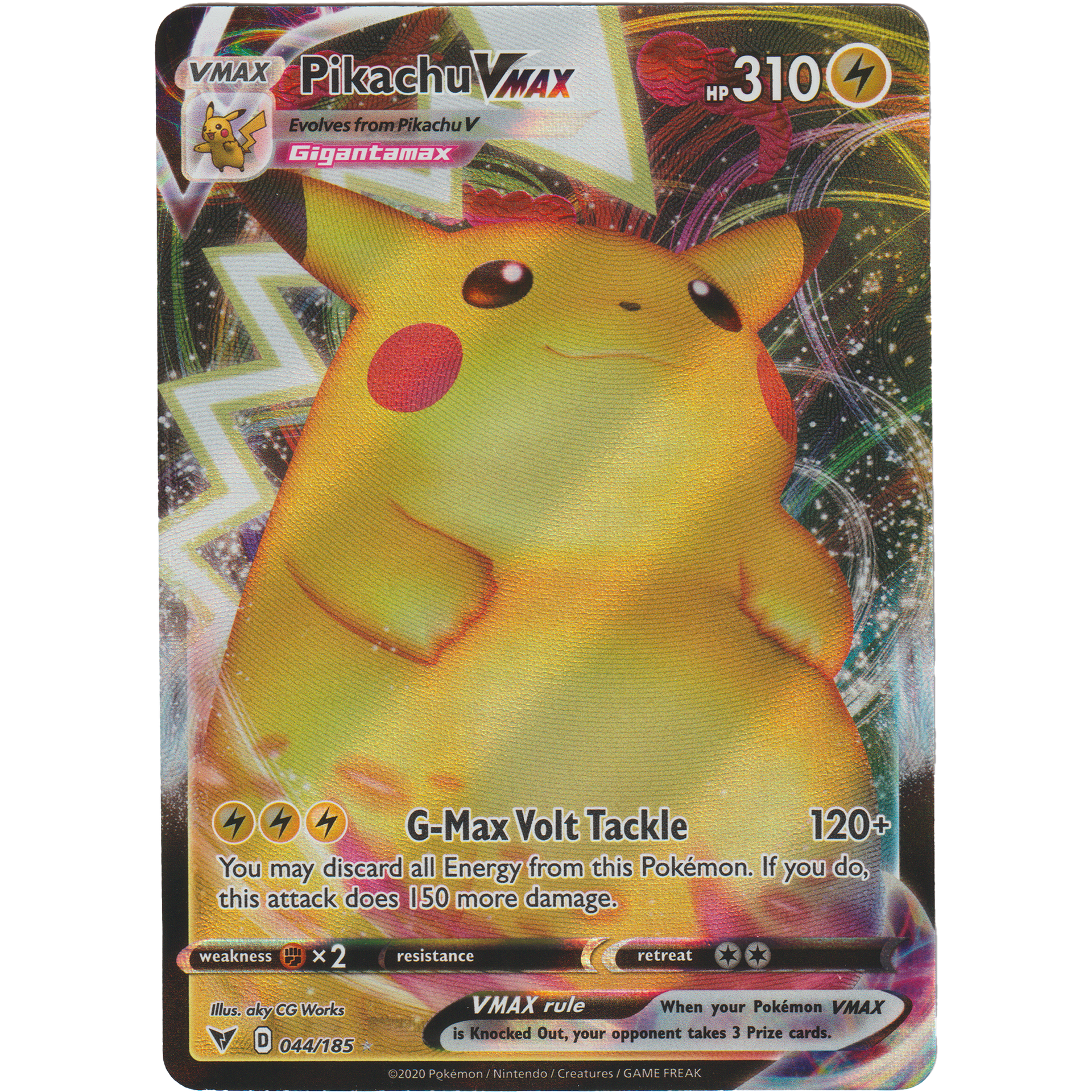Pikachu VMAX 44/185 – Kooky Collectibles