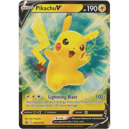 Pikachu V SWSH198