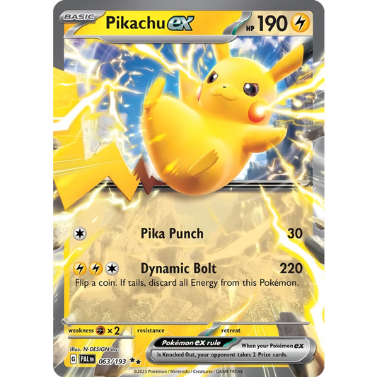 Pikachu ex 63/193