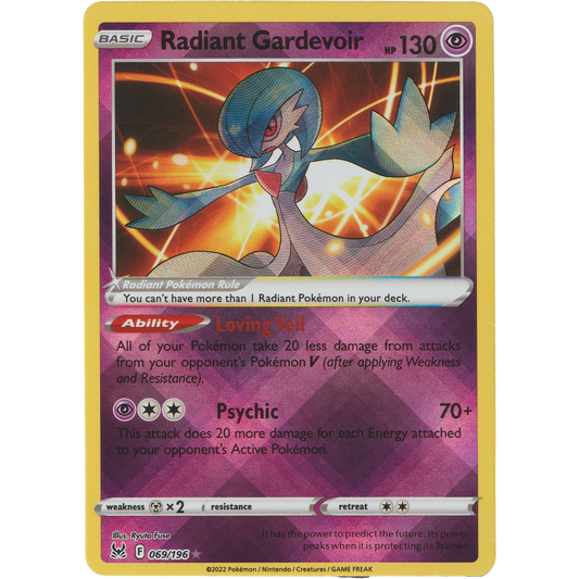 Radiant Gardevoir 69/196