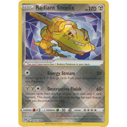 Radiant Steelix 124/196