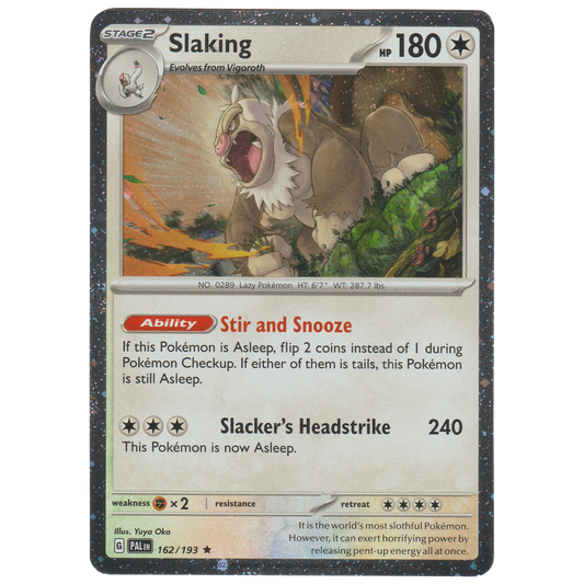 Slaking 162/193 (Cosmos Holo Triple Whammy Tins exclusive)