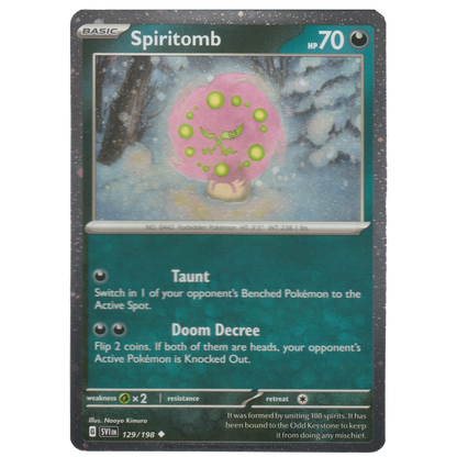 Spiritomb 129/198 (Cosmos Holo Triple Whammy tin exclusive)