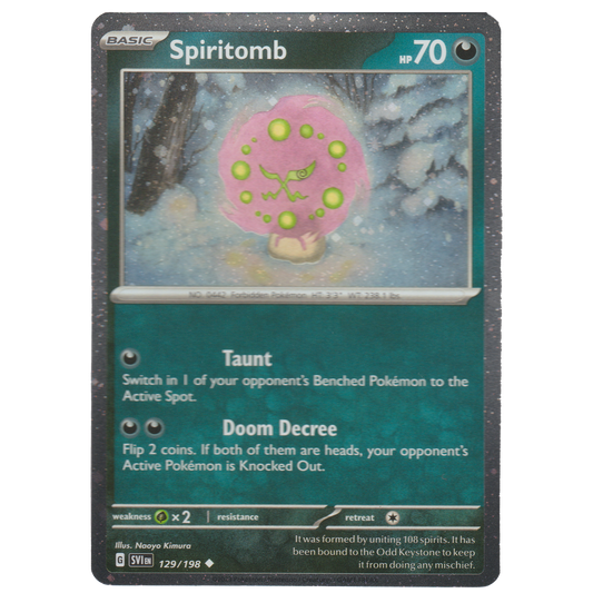 Spiritomb 129/198 (Cosmos Holo Triple Whammy tin exclusive)