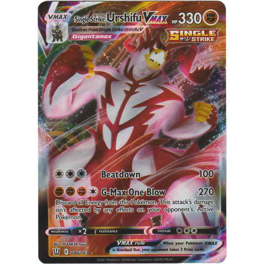 Single Strike Urshifu VMAX 86/163