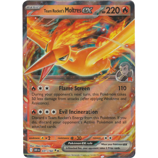 Team Rocket's Moltres ex 31/182