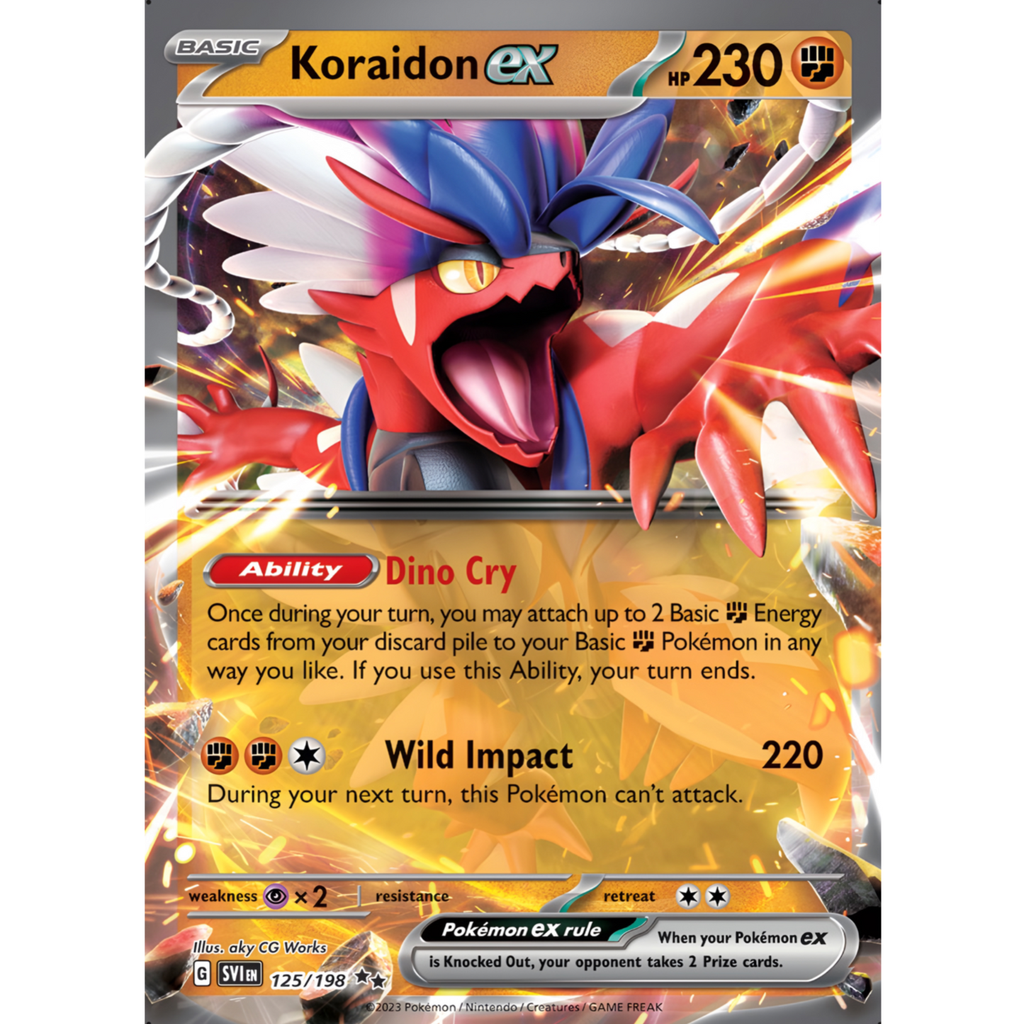 Koraidon ex 125/198