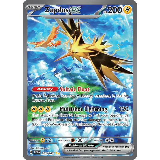 Zapdos ex 202/165
