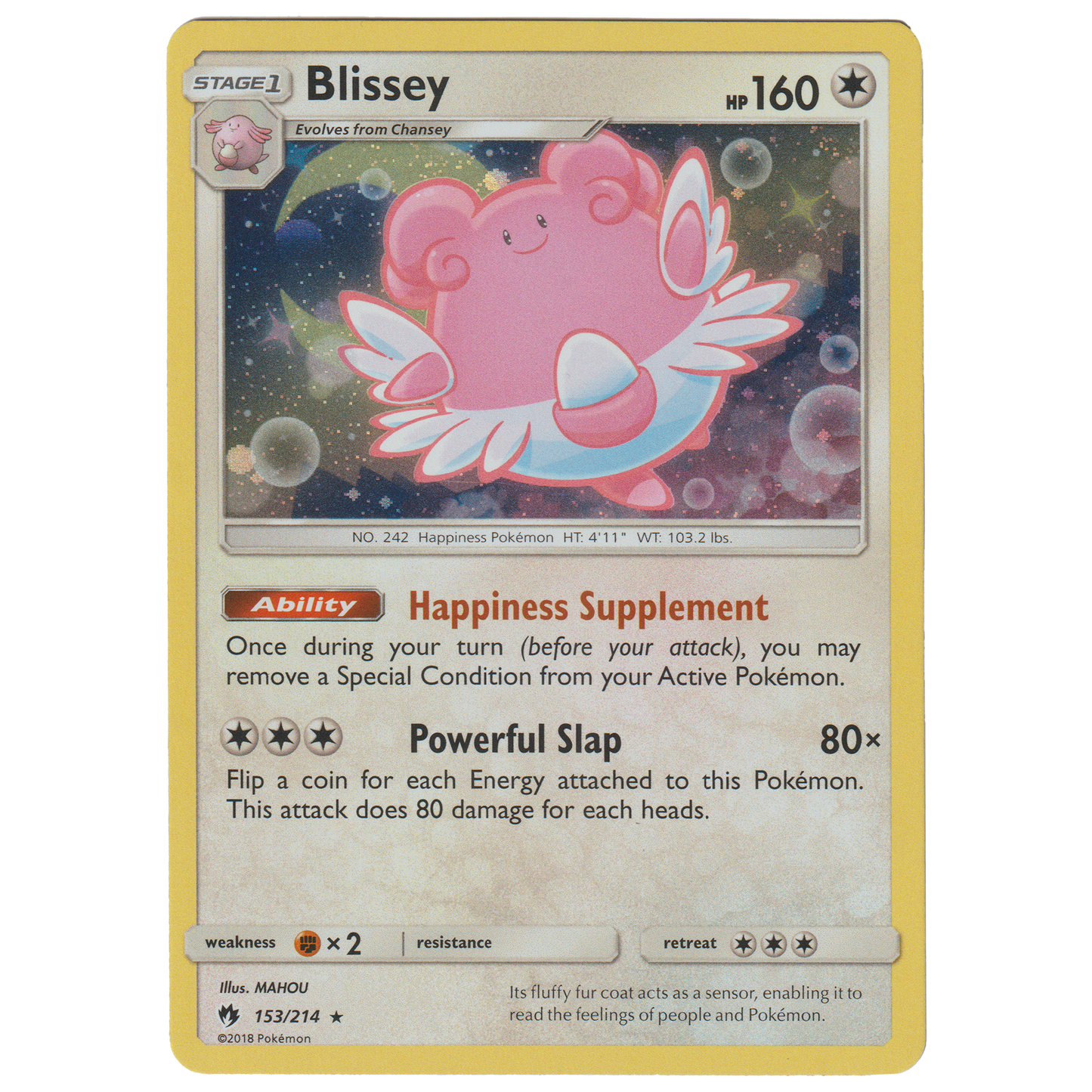 Blissey 153/214 (Cosmos Holofoil)