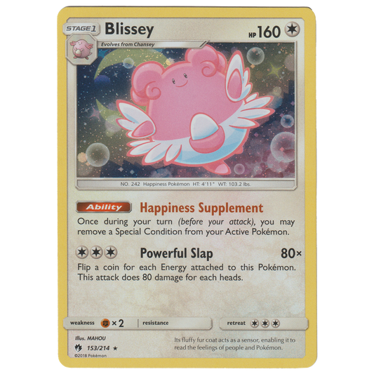 Blissey 153/214 (Cosmos Holofoil)