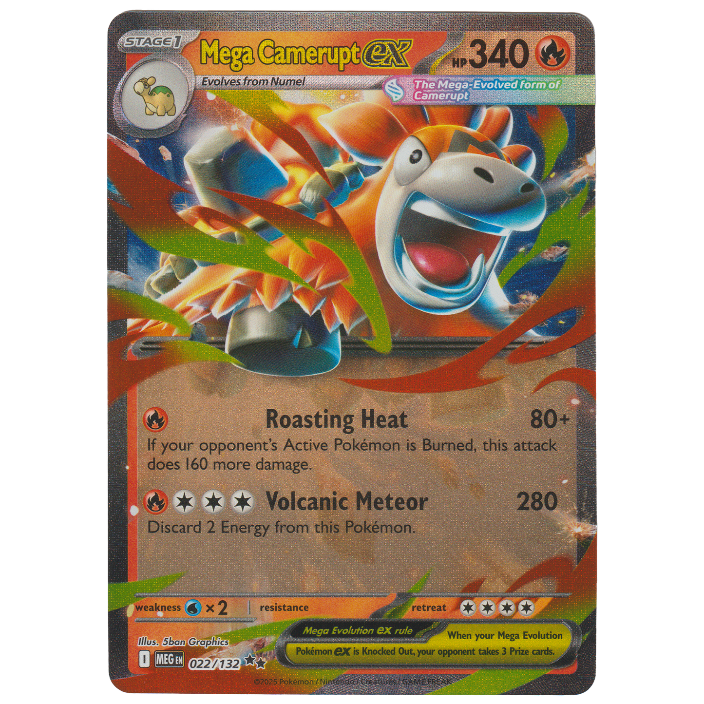Mega Camerupt ex 22/132