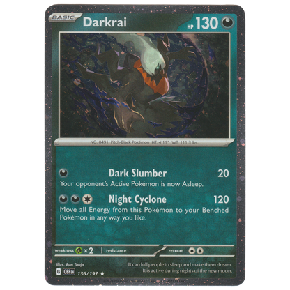 Darkrai 136/197 (Cosmos Holo Triple Whammy tin exclusive)