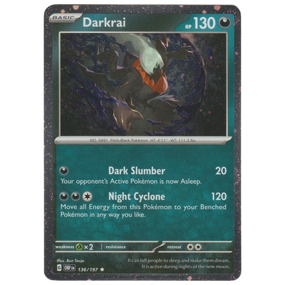 Darkrai 136/197 (Cosmos Holo Triple Whammy tin exclusive)