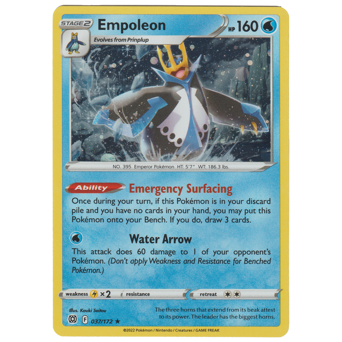 Empoleon 037/172 (Cosmos Holofoil)