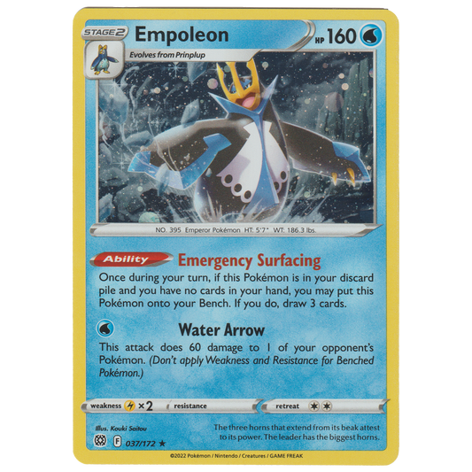 Empoleon 037/172 (Cosmos Holofoil)