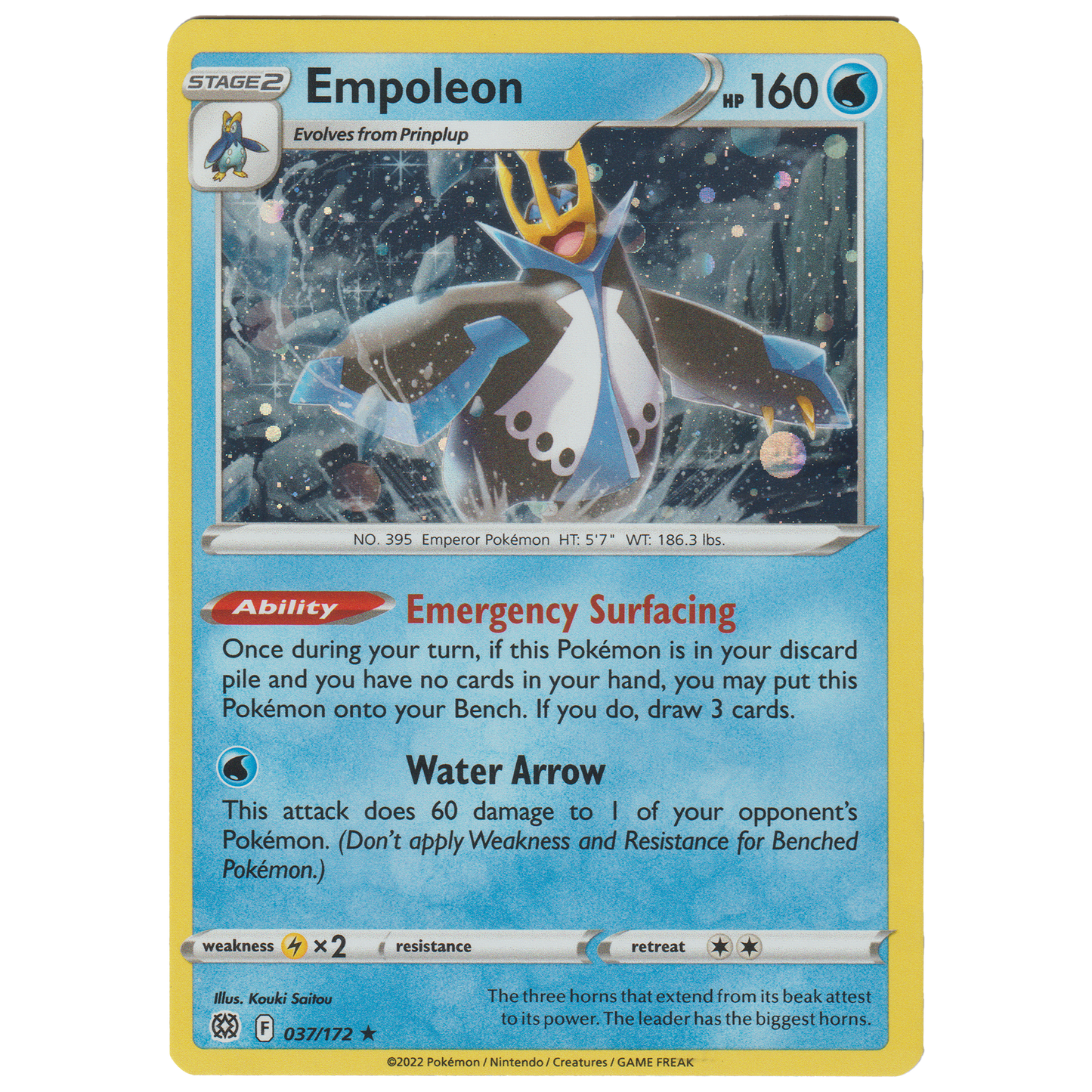 Empoleon 037/172 (Cosmos Holofoil)