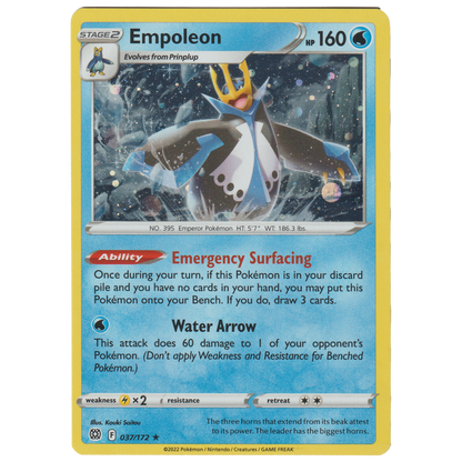 Empoleon 037/172 (Cosmos Holofoil)