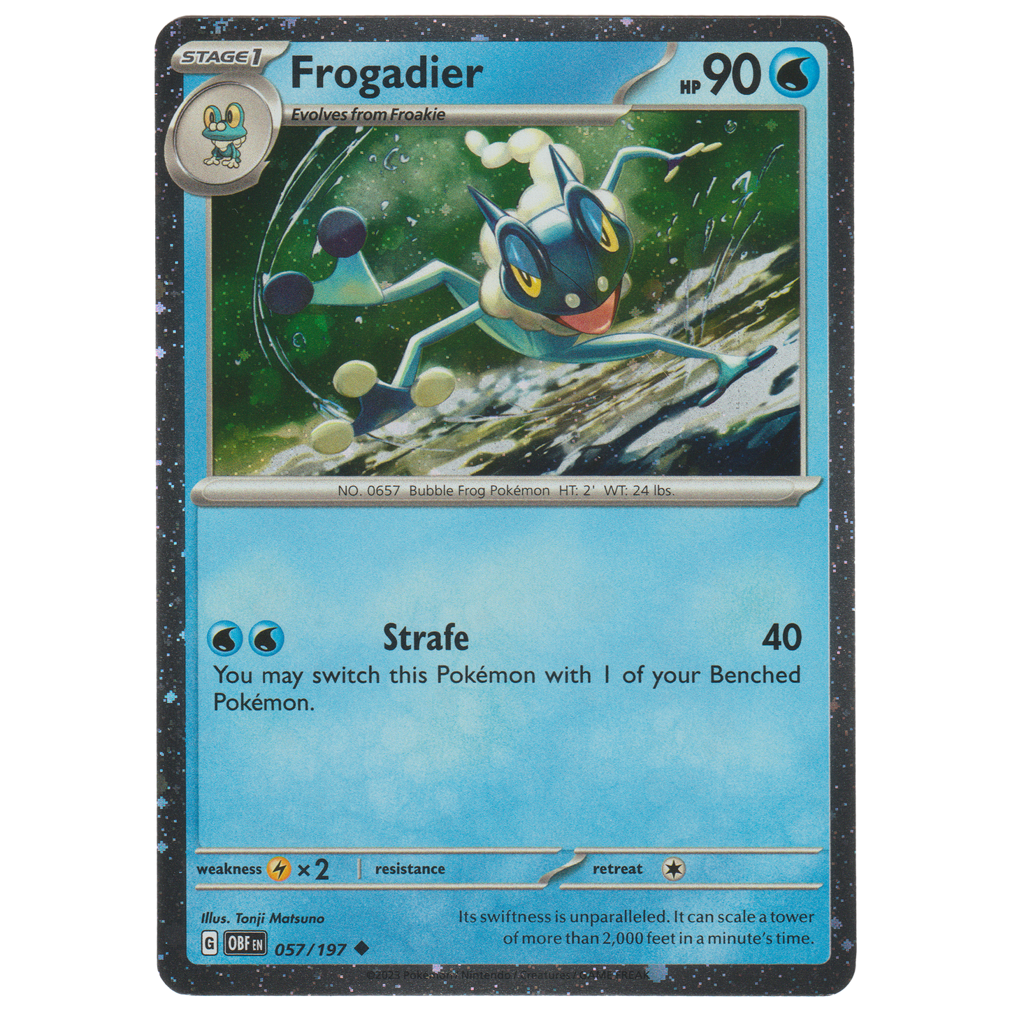 Frogadier (Cosmos Holo) 57/197