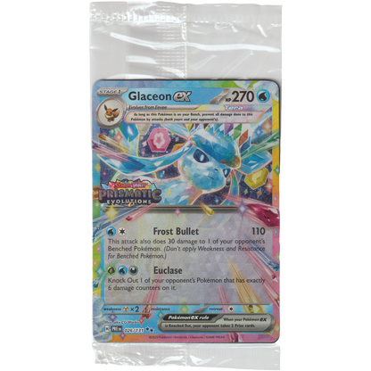 Glaceon ex 026/131 (Stamp - Found in Prismatic Evolutions Surprise Box)