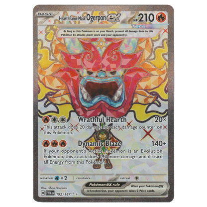 Hearthflame Mask Ogerpon ex 192/167