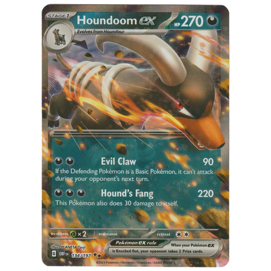 Houndoom ex 134/197