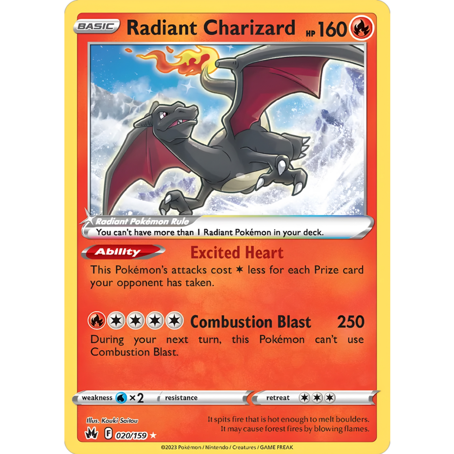 Radiant Charizard 20/159