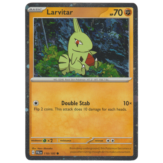 Larvitar 110/193 (Cosmos Holo Triple Whammy Tins exclusive)
