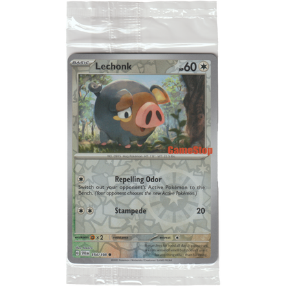 Lechonk 154/198 (Gamestop Stamp)