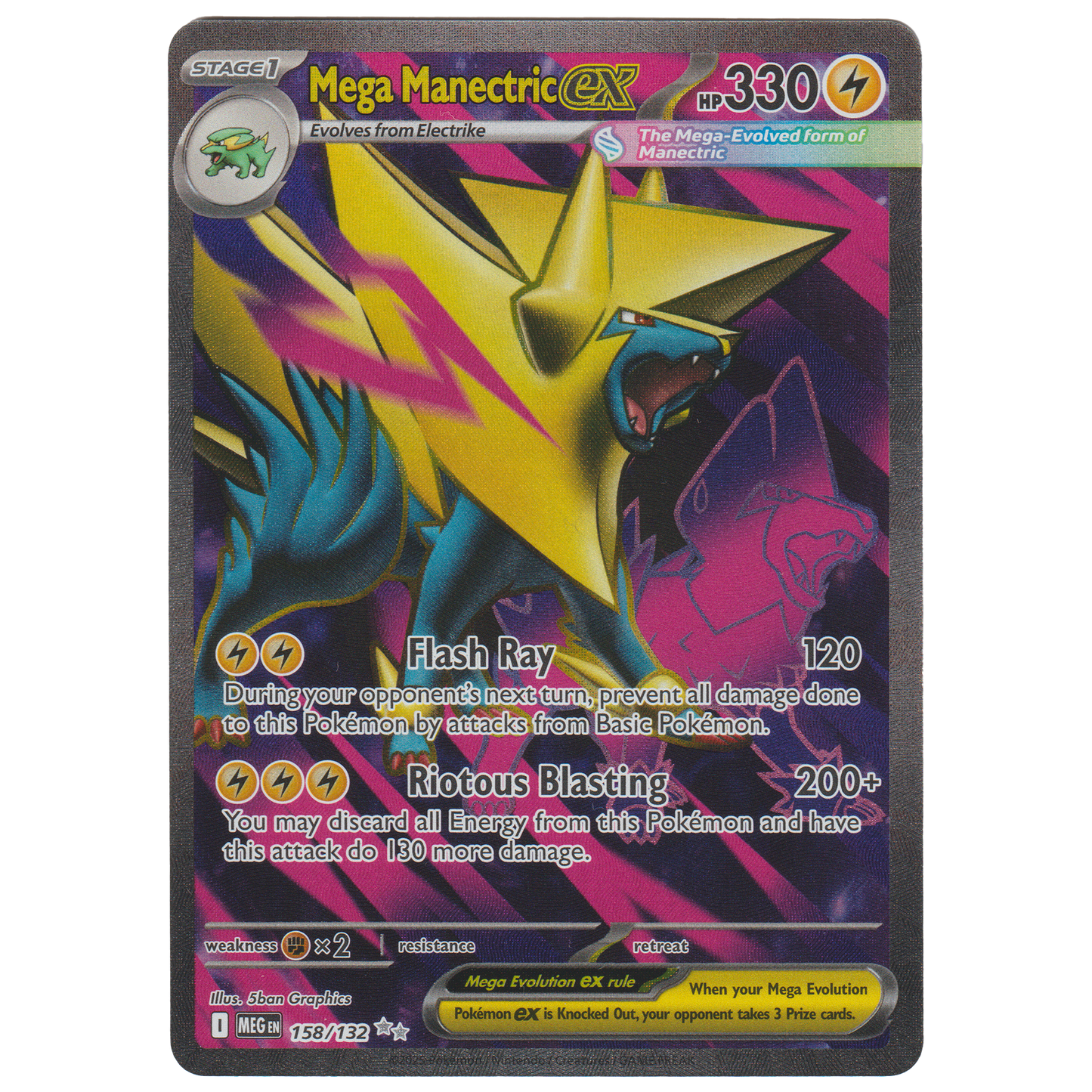 Mega Manectric ex 158/132