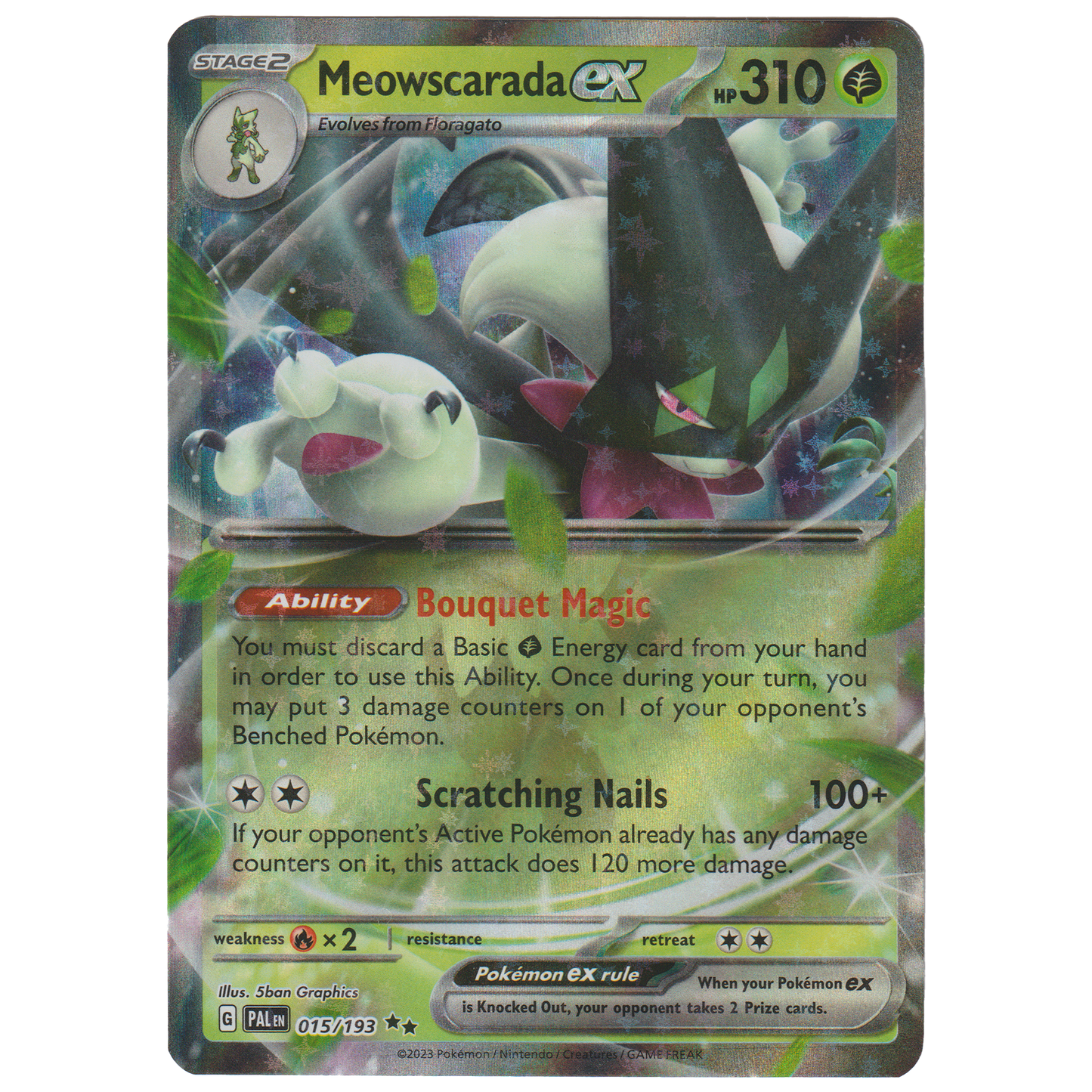 Meowscarada ex 015/193